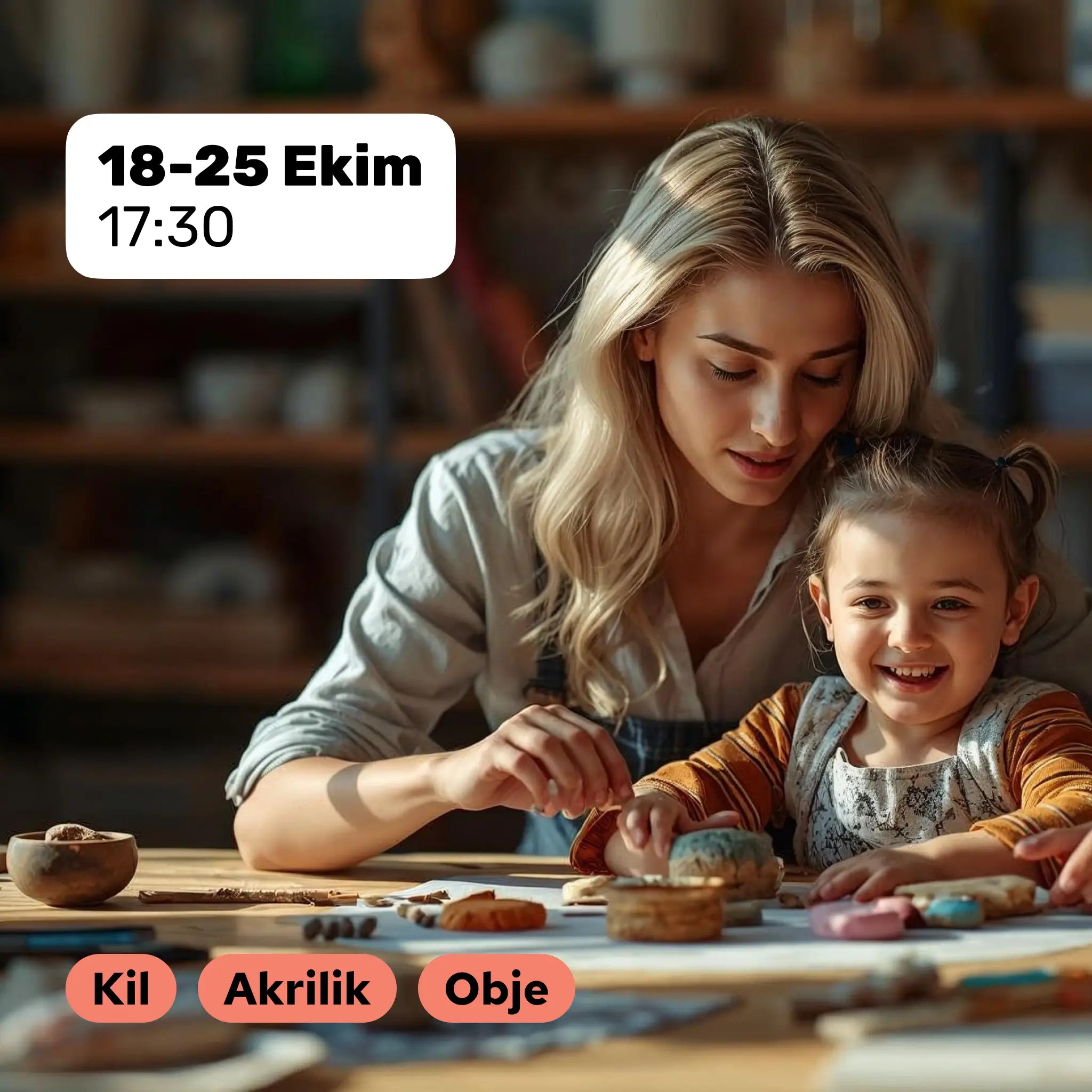 Ebeveyn & Çocuk Kil Atölyesi