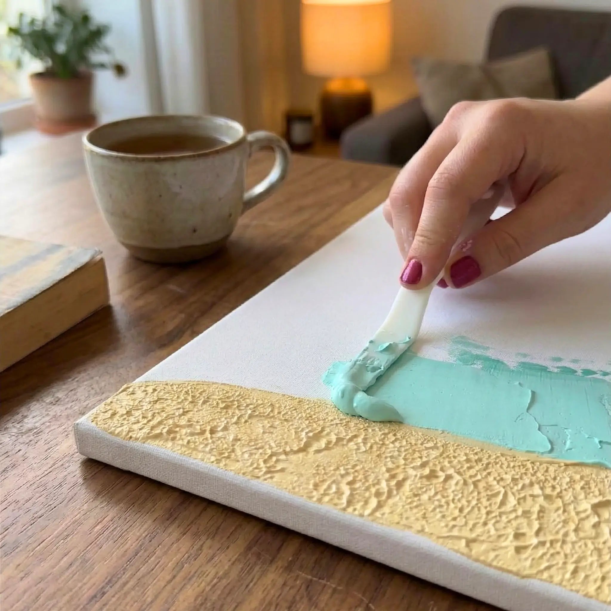 Dokulu Tablo: Sahil Seti